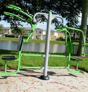 ExoFit Outdoor Fitness Park  Outdoor workouts, Outdoor fitness equipment,  No equipment workout